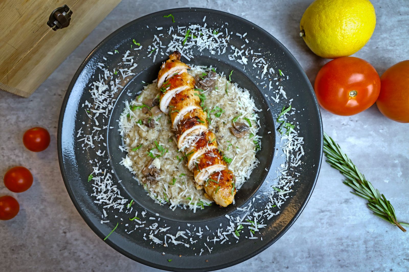 Roast Chicken Rice Meal